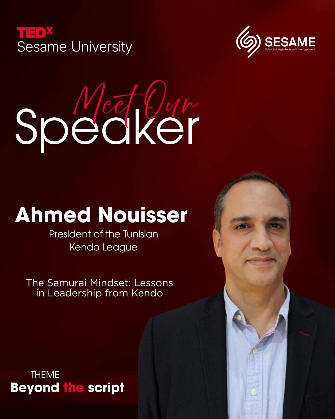 TEDx Sesame 2026 — The Samourai Mindset